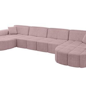 Narożnik uniwersalny bez funkcji spania LIVO-U1 – 400x173x79,5 Różowy 796058 Narożnik uniwersalny bez funkcji spania LIVO-U1 – 400x173x79,5 Różowy 796058