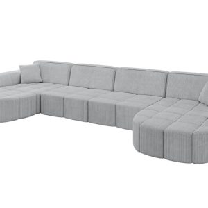 Narożnik uniwersalny bez funkcji spania LIVO-U1 – 400x173x79,5 Szary 795916 Narożnik uniwersalny bez funkcji spania LIVO-U1 – 400x173x79,5 Szary 795916