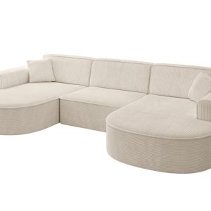 Narożnik uniwersalny bez funkcji spania MARI-U1 303x171x79,5 cm Beżowy 525131 Narożnik uniwersalny bez funkcji spania MARI-U1 303x171x79,5 cm Beżowy 525131