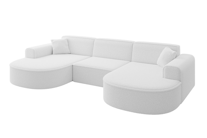 Narożnik uniwersalny bez funkcji spania MARI-U1 303x171x79,5 cm Biały 525147