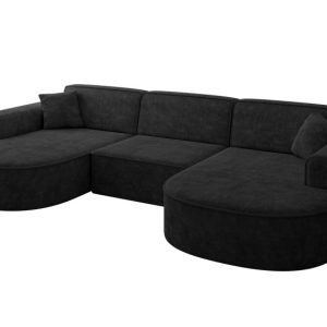 Narożnik uniwersalny bez funkcji spania MARI-U1 303x171x79,5 cm Czarny 710653 Narożnik uniwersalny bez funkcji spania MARI-U1 303x171x79,5 cm Czarny 710653