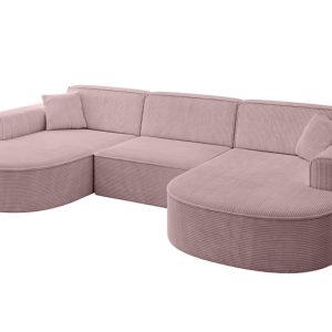 Narożnik uniwersalny bez funkcji spania MARI-U1 303x171x79,5 cm Różowy 525161 Narożnik uniwersalny bez funkcji spania MARI-U1 303x171x79,5 cm Różowy 525161