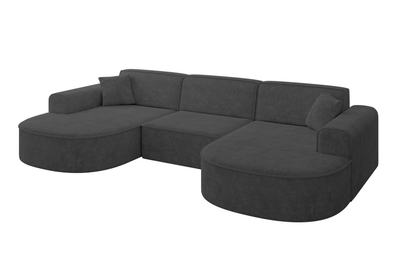 Narożnik uniwersalny bez funkcji spania MARI-U1 303x171x79,5 cm Szary 710638