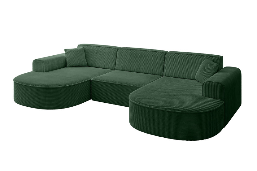 Narożnik uniwersalny bez funkcji spania MARI-U1 303x171x79,5 cm Zielony 525150