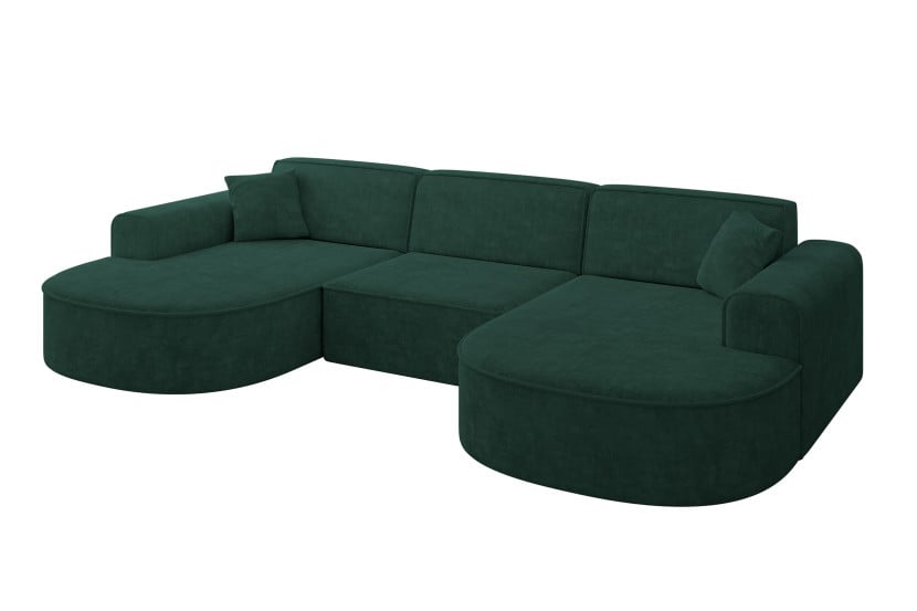 Narożnik uniwersalny bez funkcji spania MARI-U1 303x171x79,5 cm Zielony 710648