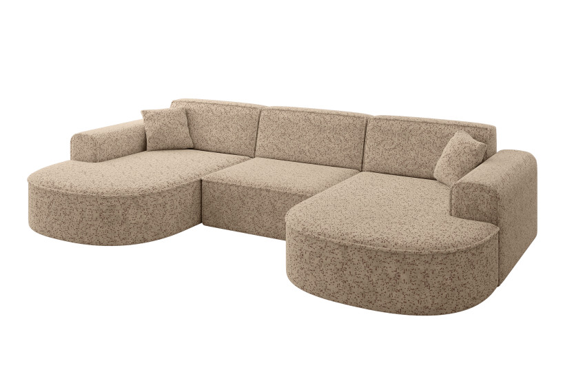 Narożnik uniwersalny bez funkcji spania MARI-U1 303x171x79,5cm Brązowy 1049141
