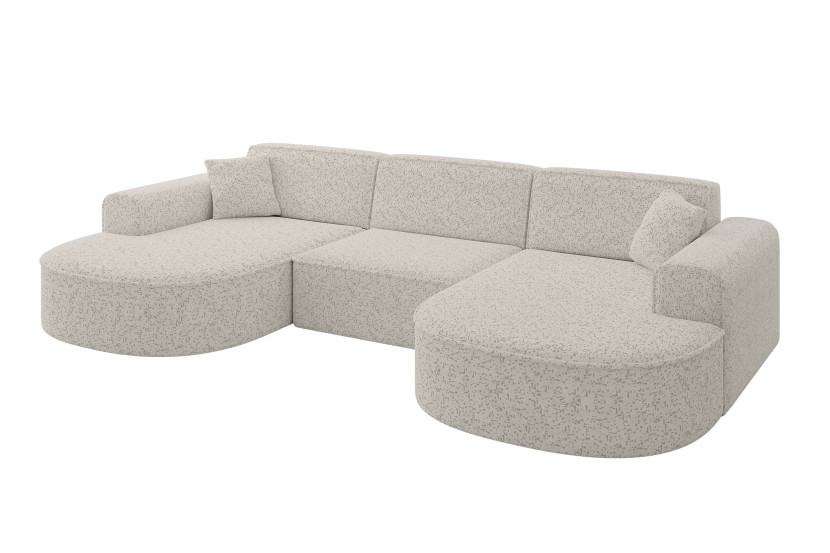 Narożnik uniwersalny bez funkcji spania MARI-U1 303x171x79,5cm Jasnoszary 1049108