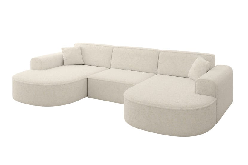 Narożnik uniwersalny bez funkcji spania MARI-U1 303x171x79,5cm Kremowy 1049103