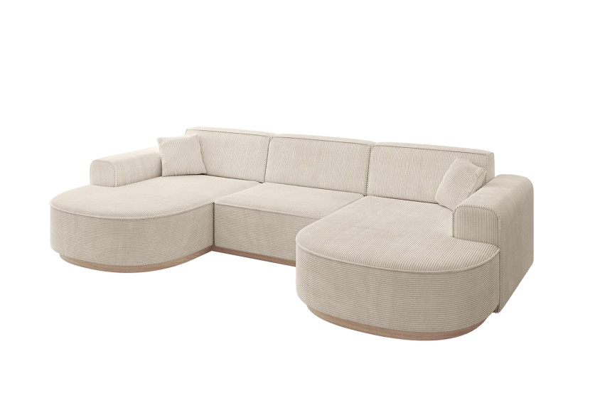 Narożnik uniwersalny bez funkcji spania MARI-U1-v1 303x171x83 cm Beżowy 729283