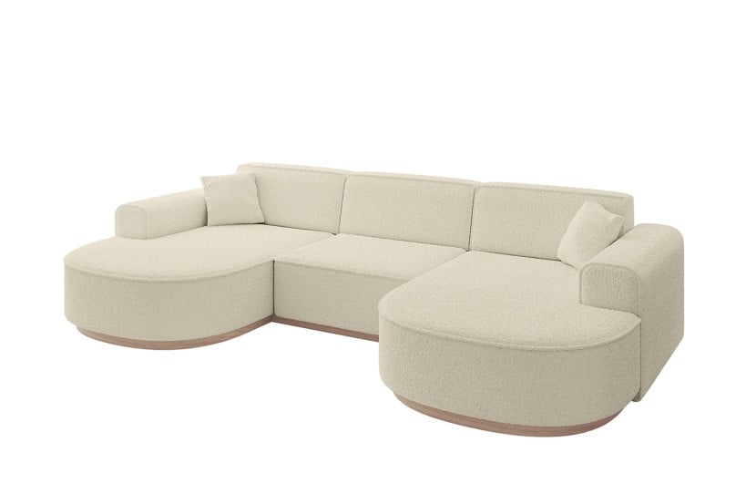Narożnik uniwersalny bez funkcji spania MARI-U1-v1 303x171x83 cm Beżowy 729498