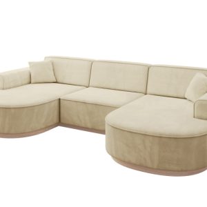 Narożnik uniwersalny bez funkcji spania MARI-U1-v1 303x171x83 cm Beżowy 729234 Narożnik uniwersalny bez funkcji spania MARI-U1-v1 303x171x83 cm Beżowy 729234