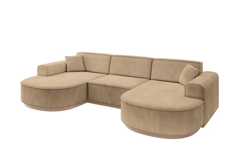 Narożnik uniwersalny bez funkcji spania MARI-U1-v1 303x171x83 cm Brązowy 823839