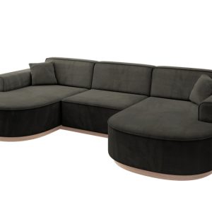 Narożnik uniwersalny bez funkcji spania MARI-U1-v1 303x171x83 cm Czarny 729349 Narożnik uniwersalny bez funkcji spania MARI-U1-v1 303x171x83 cm Czarny 729349