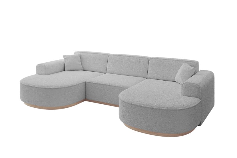 Narożnik uniwersalny bez funkcji spania MARI-U1-v1 303x171x83 cm Jasnoszary 729435