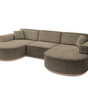 Narożnik uniwersalny bez funkcji spania MARI-U1-v1 303x171x83 cm Morelowy 823697 Narożnik uniwersalny bez funkcji spania MARI-U1-v1 303x171x83 cm Morelowy 823697