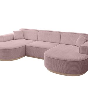 Narożnik uniwersalny bez funkcji spania MARI-U1-v1 303x171x83 cm Różowy 729177 Narożnik uniwersalny bez funkcji spania MARI-U1-v1 303x171x83 cm Różowy 729177
