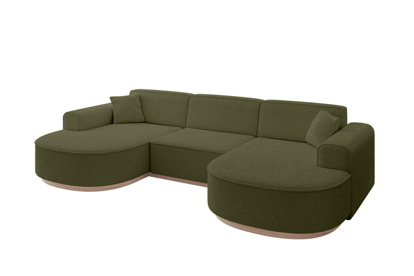Narożnik uniwersalny bez funkcji spania MARI-U1-v1 303x171x83 cm Zielony 729496