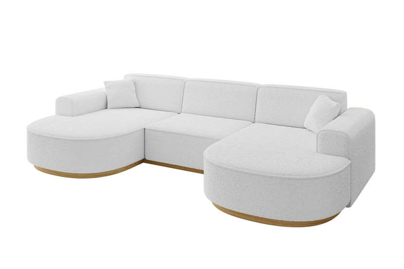 Narożnik uniwersalny bez funkcji spania MARI-U1-v2 303x171x83 cm Biały 729414