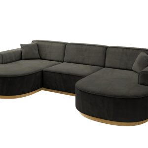 Narożnik uniwersalny bez funkcji spania MARI-U1-v2 303x171x83 cm Czarny 729326 Narożnik uniwersalny bez funkcji spania MARI-U1-v2 303x171x83 cm Czarny 729326
