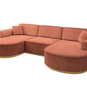 Narożnik uniwersalny bez funkcji spania MARI-U1-v2 303x171x83 cm Morelowy 729314 Narożnik uniwersalny bez funkcji spania MARI-U1-v2 303x171x83 cm Morelowy 729314