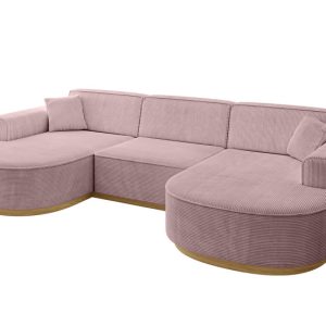Narożnik uniwersalny bez funkcji spania MARI-U1-v2 303x171x83 cm Różowy 729198 Narożnik uniwersalny bez funkcji spania MARI-U1-v2 303x171x83 cm Różowy 729198