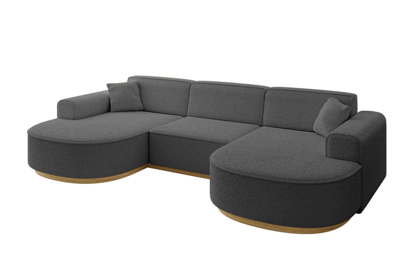 Narożnik uniwersalny bez funkcji spania MARI-U1-v2 303x171x83 cm Szary 729313