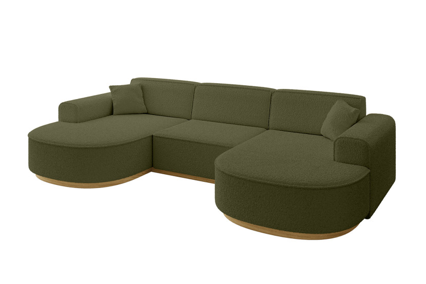 Narożnik uniwersalny bez funkcji spania MARI-U1-v2 303x171x83 cm Zielony 729247