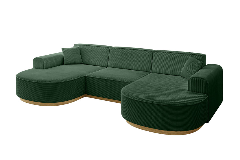 Narożnik uniwersalny bez funkcji spania MARI-U1-v2 303x171x83 cm Zielony 729404