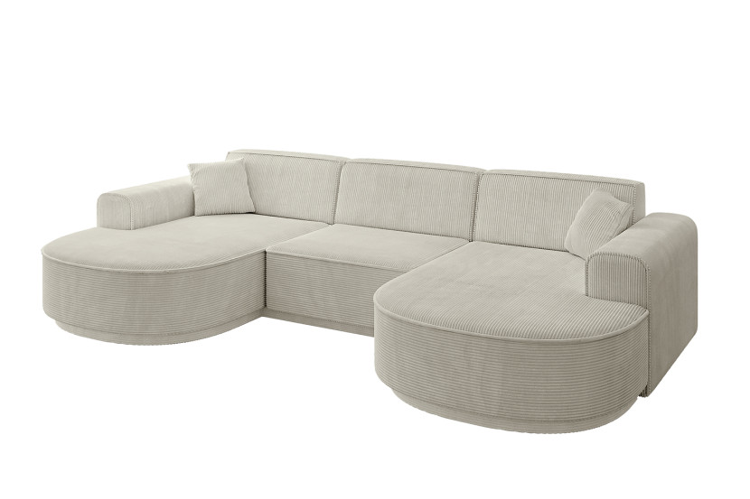 Narożnik uniwersalny bez funkcji spania MARI-U1-v3 303x171x83 cm Kremowy 769502