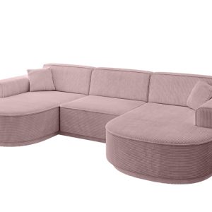 Narożnik uniwersalny bez funkcji spania MARI-U1-v3 303x171x83 cm Różowy 769465 Narożnik uniwersalny bez funkcji spania MARI-U1-v3 303x171x83 cm Różowy 769465