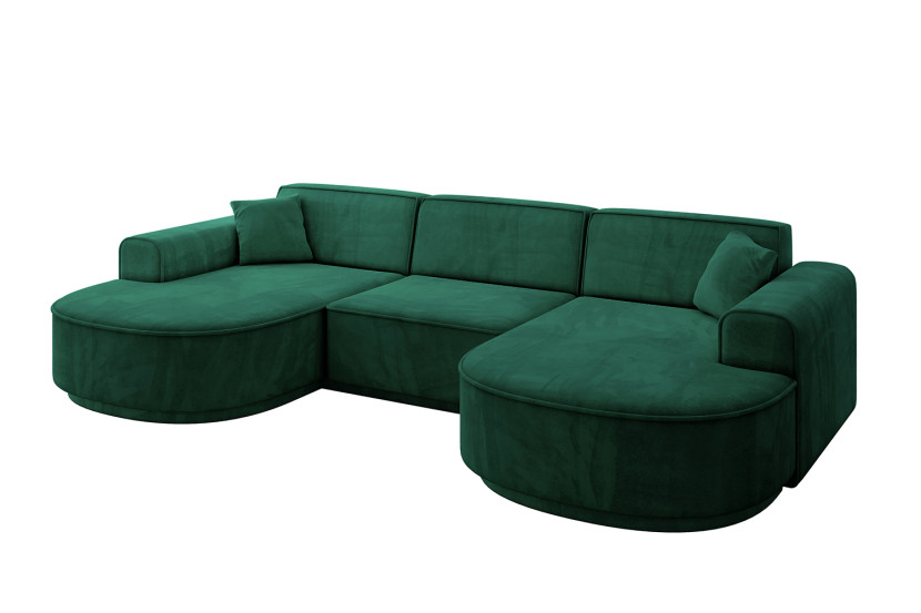 Narożnik uniwersalny bez funkcji spania MARI-U1-v3 303x171x83 cm Zielony 769430