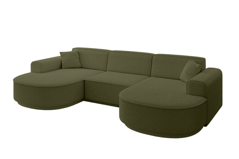 Narożnik uniwersalny bez funkcji spania MARI-U1-v3 303x171x83 cm Zielony 769485