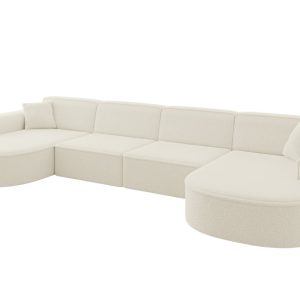 Narożnik uniwersalny bez funkcji spania MARI-U2 388x171x79,5 cm Beżowy 525041 Narożnik uniwersalny bez funkcji spania MARI-U2 388x171x79,5 cm Beżowy 525041