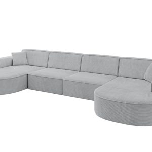 Narożnik uniwersalny bez funkcji spania MARI-U2 388x171x79,5 cm Szary 525093