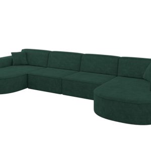 Narożnik uniwersalny bez funkcji spania MARI-U2 388x171x79,5 cm Zielony 710654 Narożnik uniwersalny bez funkcji spania MARI-U2 388x171x79,5 cm Zielony 710654