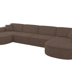 Narożnik uniwersalny bez funkcji spania MARI-U2 388x171x79,5cm Brązowy 710642 Narożnik uniwersalny bez funkcji spania MARI-U2 388x171x79,5cm Brązowy 710642