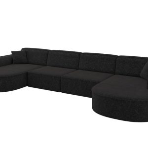 Narożnik uniwersalny bez funkcji spania MARI-U2 388x171x79,5cm Czarny 1049136 Narożnik uniwersalny bez funkcji spania MARI-U2 388x171x79,5cm Czarny 1049136