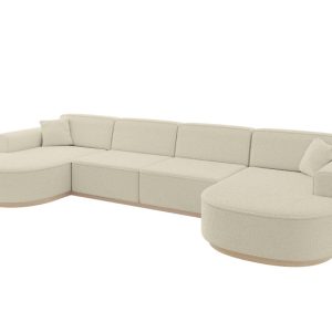 Narożnik uniwersalny bez funkcji spania MARI-U2-v1 388x171x83 cm Beżowy 729245 Narożnik uniwersalny bez funkcji spania MARI-U2-v1 388x171x83 cm Beżowy 729245