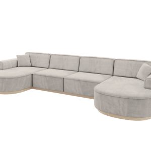 Narożnik uniwersalny bez funkcji spania MARI-U2-v1 388x171x83 cm Beżowy 823801 Narożnik uniwersalny bez funkcji spania MARI-U2-v1 388x171x83 cm Beżowy 823801