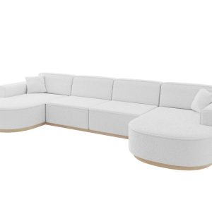 Narożnik uniwersalny bez funkcji spania MARI-U2-v1 388x171x83 cm Biały 729223 Narożnik uniwersalny bez funkcji spania MARI-U2-v1 388x171x83 cm Biały 729223