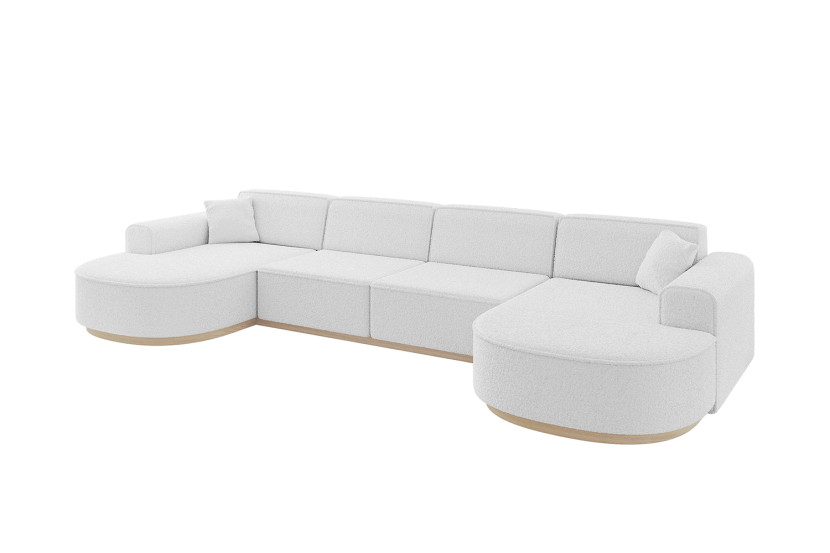Narożnik uniwersalny bez funkcji spania MARI-U2-v1 388x171x83 cm Biały 729223