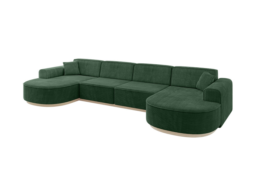 Narożnik uniwersalny bez funkcji spania MARI-U2-v1 388x171x83 cm Zielony 729477