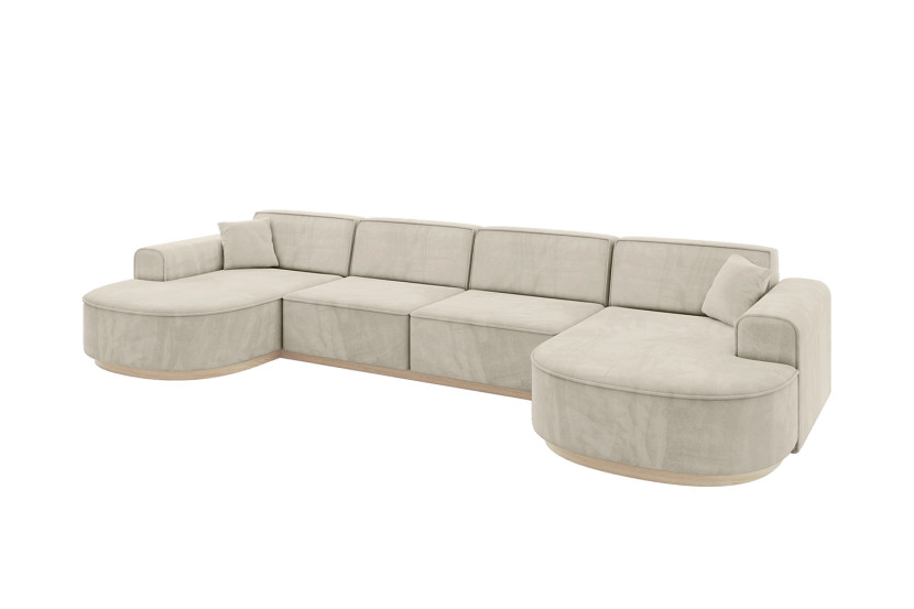 Narożnik uniwersalny bez funkcji spania MARI-U2-v1 388x171x83 cm Zielony 823832
