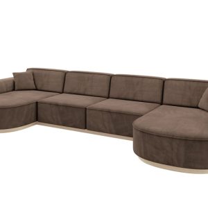 Narożnik uniwersalny bez funkcji spania MARI-U2-v1 388x171x83cm Brązowy 729405 Narożnik uniwersalny bez funkcji spania MARI-U2-v1 388x171x83cm Brązowy 729405