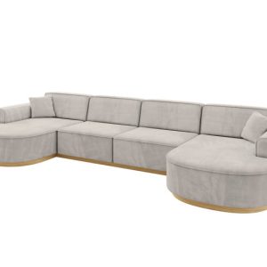 Narożnik uniwersalny bez funkcji spania MARI-U2-v2 388x171x83 cm Beżowy 823728 Narożnik uniwersalny bez funkcji spania MARI-U2-v2 388x171x83 cm Beżowy 823728