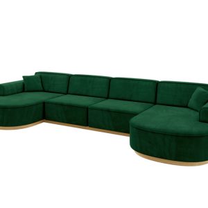 Narożnik uniwersalny bez funkcji spania MARI-U2-v2 388x171x83 cm Beżowy 823804 Narożnik uniwersalny bez funkcji spania MARI-U2-v2 388x171x83 cm Beżowy 823804