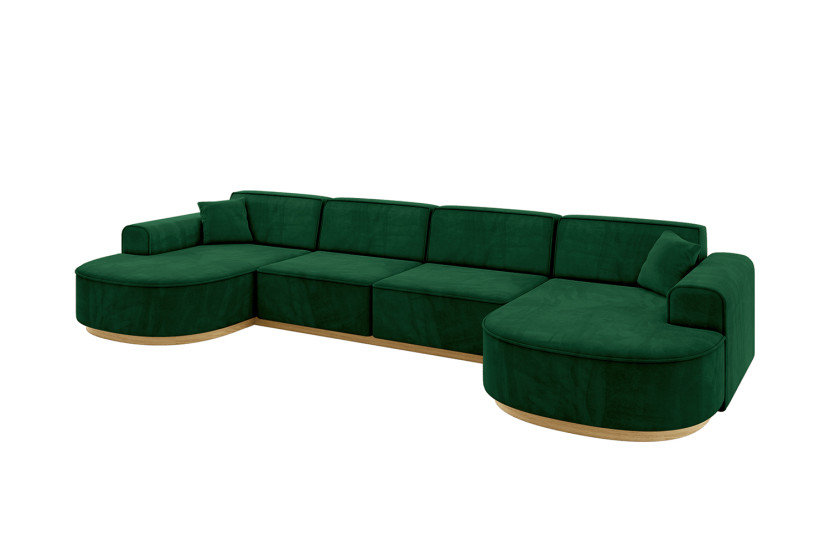 Narożnik uniwersalny bez funkcji spania MARI-U2-v2 388x171x83 cm Beżowy 823804