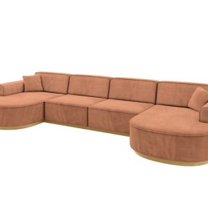 Narożnik uniwersalny bez funkcji spania MARI-U2-v2 388x171x83 cm Brązowy 823808 Narożnik uniwersalny bez funkcji spania MARI-U2-v2 388x171x83 cm Brązowy 823808