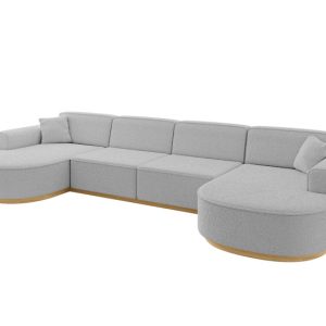 Narożnik uniwersalny bez funkcji spania MARI-U2-v2 388x171x83 cm Jasnoszary 729292 Narożnik uniwersalny bez funkcji spania MARI-U2-v2 388x171x83 cm Jasnoszary 729292