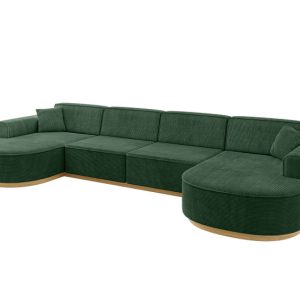 Narożnik uniwersalny bez funkcji spania MARI-U2-v2 388x171x83 cm Zielony 729497 Narożnik uniwersalny bez funkcji spania MARI-U2-v2 388x171x83 cm Zielony 729497